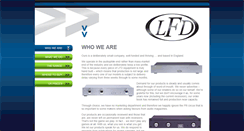 Desktop Screenshot of lfd-audio.com